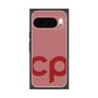 プレミアムスクエアケース［ オリジナル - CASEPLAYイニシャル - レッド ］