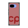 プレミアムスクエアケース［ オリジナル - CASEPLAYイニシャル - レッド ］