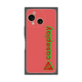 プレミアムスクエアケース［ オリジナル - CASEPLAYロゴタイプ - レッド ］