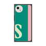 プレミアムスクエアケース［ オリジナル - initial color line - S green ］
