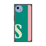 プレミアムスクエアケース［ オリジナル - initial color line - S green ］