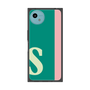 プレミアムスクエアケース［ オリジナル - initial color line - S green ］