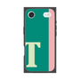 プレミアムスクエアケース［ オリジナル - initial color line - T green ］
