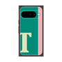 プレミアムスクエアケース［ オリジナル - initial color line - T green ］