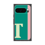 プレミアムスクエアケース［ オリジナル - initial color line - T green ］
