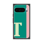 プレミアムスクエアケース［ オリジナル - initial color line - T green ］