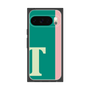 プレミアムスクエアケース［ オリジナル - initial color line - T green ］