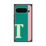 プレミアムスクエアケース［ オリジナル - initial color line - T green ］