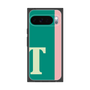 プレミアムスクエアケース［ オリジナル - initial color line - T green ］