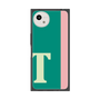 プレミアムスクエアケース［ オリジナル - initial color line - T green ］