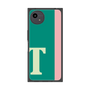 プレミアムスクエアケース［ オリジナル - initial color line - T green ］