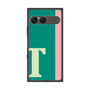 プレミアムスクエアケース［ オリジナル - initial color line - T green ］