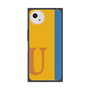 プレミアムスクエアケース［ オリジナル - initial color line - U orange ］