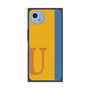 プレミアムスクエアケース［ オリジナル - initial color line - U orange ］