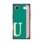 プレミアムスクエアケース［ オリジナル - initial color line - U green ］