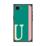 プレミアムスクエアケース［ オリジナル - initial color line - U green ］