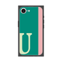 プレミアムスクエアケース［ オリジナル - initial color line - U green ］