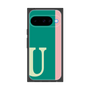 プレミアムスクエアケース［ オリジナル - initial color line - U green ］