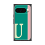 プレミアムスクエアケース［ オリジナル - initial color line - U green ］