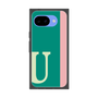プレミアムスクエアケース［ オリジナル - initial color line - U green ］