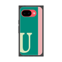 プレミアムスクエアケース［ オリジナル - initial color line - U green ］