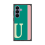 プレミアムスクエアケース［ オリジナル - initial color line - U green ］