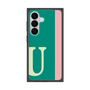 プレミアムスクエアケース［ オリジナル - initial color line - U green ］
