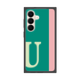プレミアムスクエアケース［ オリジナル - initial color line - U green ］
