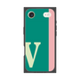 プレミアムスクエアケース［ オリジナル - initial color line - V green ］