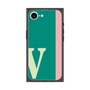 プレミアムスクエアケース［ オリジナル - initial color line - V green ］