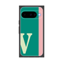 プレミアムスクエアケース［ オリジナル - initial color line - V green ］