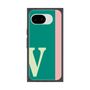 プレミアムスクエアケース［ オリジナル - initial color line - V green ］