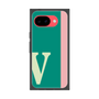 プレミアムスクエアケース［ オリジナル - initial color line - V green ］