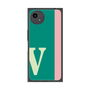 プレミアムスクエアケース［ オリジナル - initial color line - V green ］