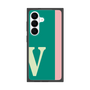 プレミアムスクエアケース［ オリジナル - initial color line - V green ］