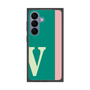 プレミアムスクエアケース［ オリジナル - initial color line - V green ］