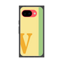 プレミアムスクエアケース［ オリジナル - initial color line - V yellow ］