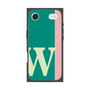 プレミアムスクエアケース［ オリジナル - initial color line - W green ］
