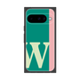 プレミアムスクエアケース［ オリジナル - initial color line - W green ］