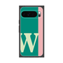 プレミアムスクエアケース［ オリジナル - initial color line - W green ］