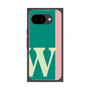 プレミアムスクエアケース［ オリジナル - initial color line - W green ］