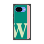 プレミアムスクエアケース［ オリジナル - initial color line - W green ］