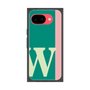 プレミアムスクエアケース［ オリジナル - initial color line - W green ］