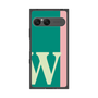 プレミアムスクエアケース［ オリジナル - initial color line - W green ］