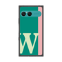 プレミアムスクエアケース［ オリジナル - initial color line - W green ］