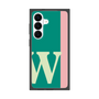 プレミアムスクエアケース［ オリジナル - initial color line - W green ］