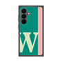 プレミアムスクエアケース［ オリジナル - initial color line - W green ］