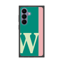 プレミアムスクエアケース［ オリジナル - initial color line - W green ］