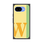 プレミアムスクエアケース［ オリジナル - initial color line - W yellow ］