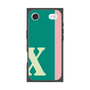 プレミアムスクエアケース［ オリジナル - initial color line - X green ］